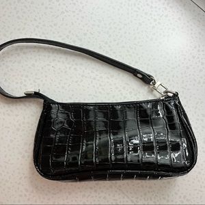 SHEIN Crocodile Print Mini Shoulder Bag